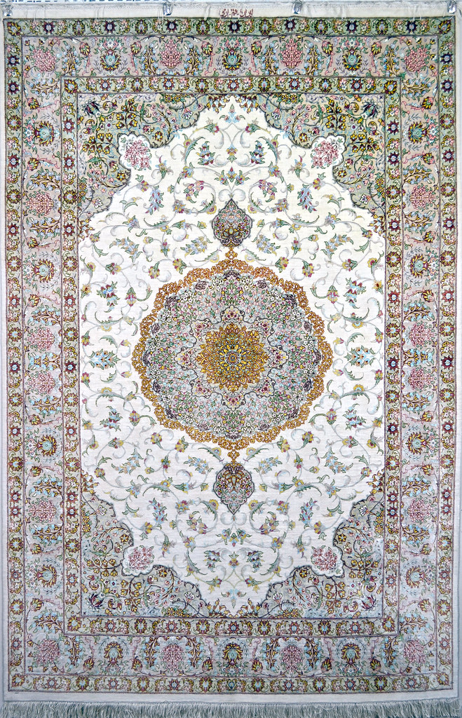 Qum Silk Persian Area Rug