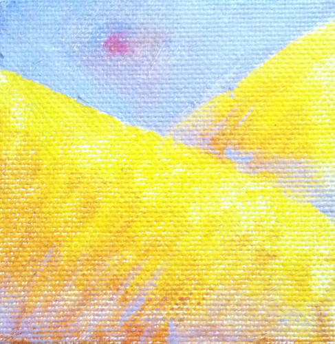 Golden Mountains (Mini-Painting as of Jan. 2, 2014) by randubnick