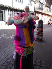 Yarn bombing!
