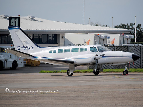 G-BWLF Cessna 404 Titan by Jersey Airport Photography