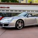 2009 Porsche 911 Carrera S (997) Cabriolet GT Silver on Black in Beverly Hills @porscheconnect 1228