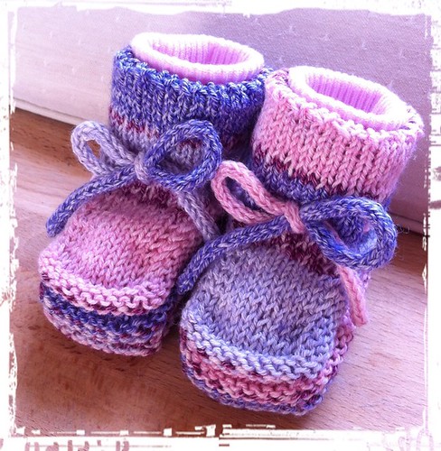 Summer Baby Booties by Beatrixknits
