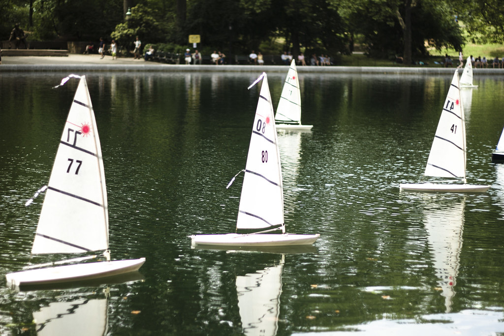 boats in Central Park