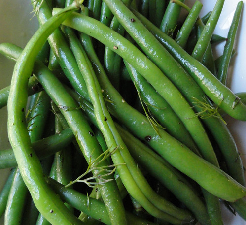 green beans with butter and dill