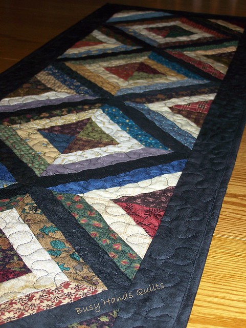 Thimbleberries Scrappy Strip Quilted Table Runner