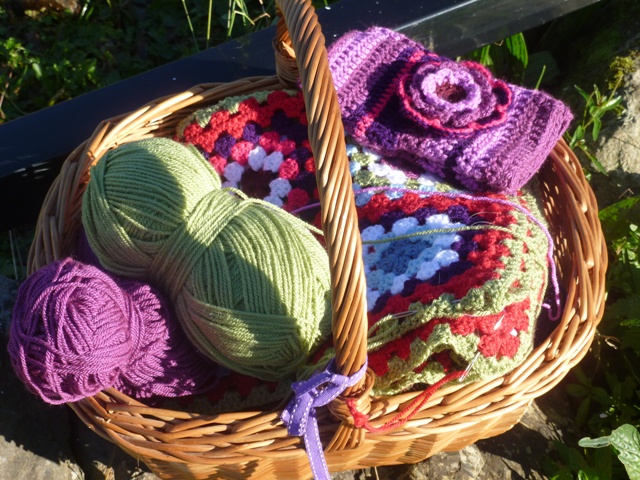 A basket of crochet