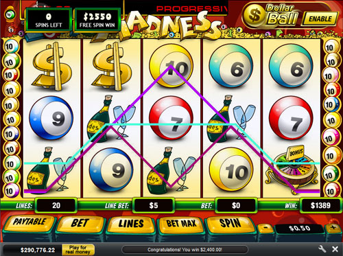 free Lotto Madness Free Spins Prize
