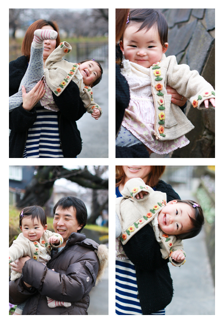 家族写真 出張撮影 ロケーション撮影　愛知県岩倉市　ご自宅　五条川　子供写真　屋外撮影