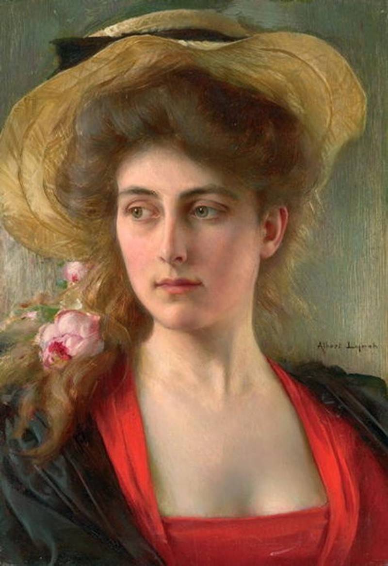 Portrait of a Young Woman by Albert Lynch