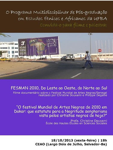 Convite: Filme e Palestra FESMAN by Biblioteca Abdias Nascimento