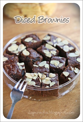 Diced Brownies