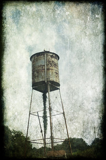 Parker Town Water Tower with Texture