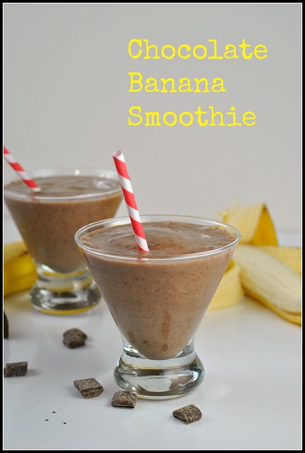 Chocolate Banana Smoothie 1