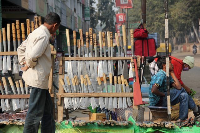 Nagaland knives being sold
