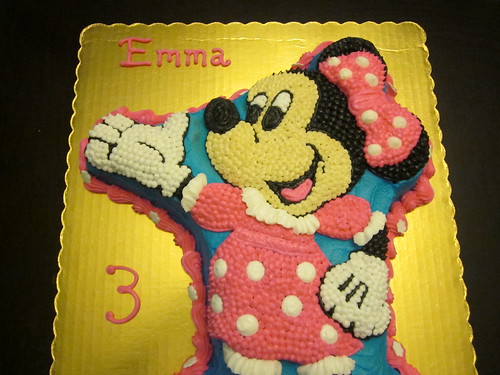 Minnie Mouse Shaped Cake