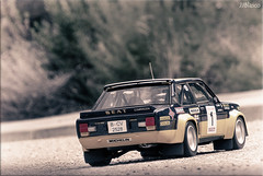 1/18- Fiat 131 Abarth 1979 Ganador Rally Costa Brava (Antonio Zanini)-KYOSHO