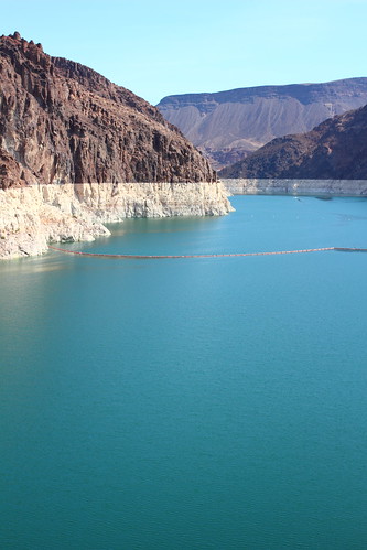 Lake Mead next to Hoover Dam