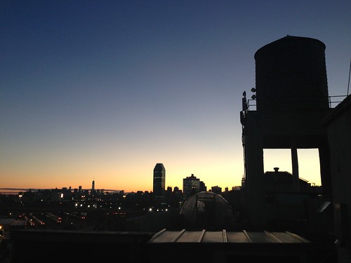 Sunset on Brooklyn Grange