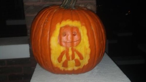 Sackboy Pumpkin Carving