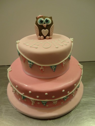 Owl 1st Birthday Cake by CAKE Amsterdam - Cakes by ZOBOT