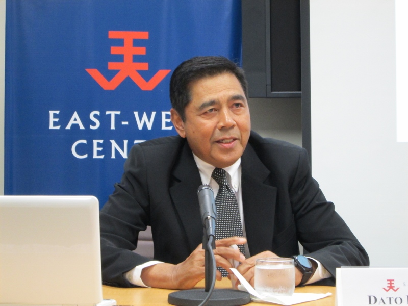 Malaysian politics and public policy blogger Dato Din Merican spoke gave an overview of the country's 2013 elections and the challenges facing the Malaysian government at a panel program at the East-West Center in Washington.