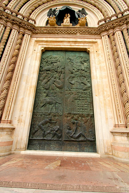 Door on Orvieto Cathedral
