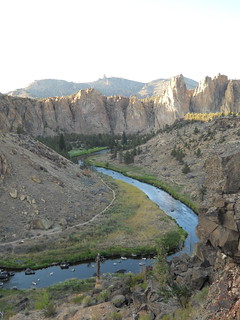 Looking up the Crooked River
