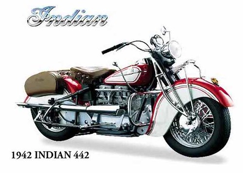 42 INDIAN 442 MOTORCYCLE LARGE