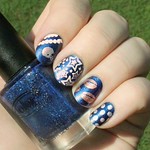 Berry College Football Nails
