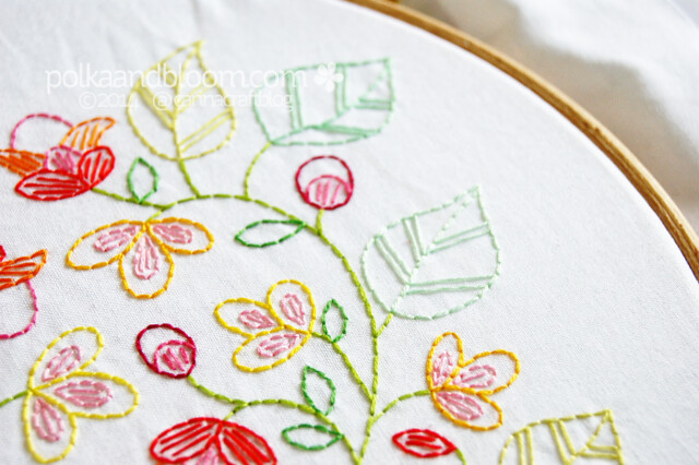 Love Grows Here embroidery pattern