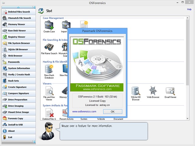 PassMark OSForensics Professional 2.1.103 Beta