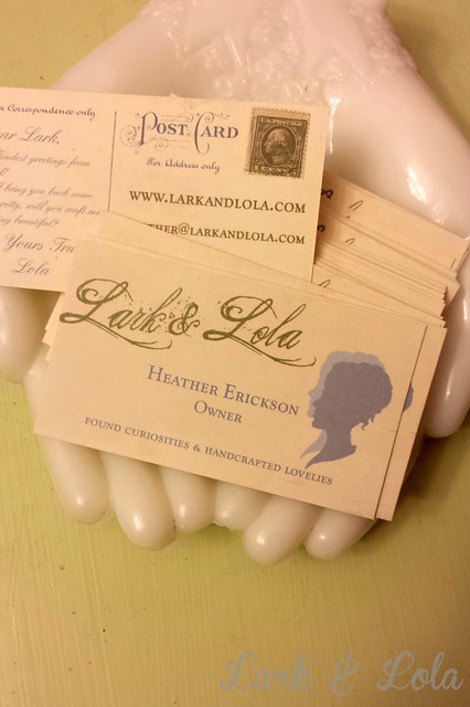 Lark & Lola business card