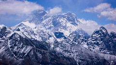 Everest-Nuptse-Lhotse z Renjo Pass