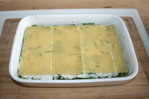 73 - Mit Lasagneplatten bedecken / Cover with lasagna sheets