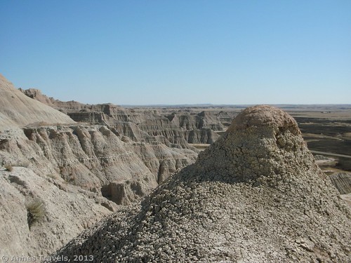 A view near the west end of the Castle Trail, Badlands National Park, South Dakota