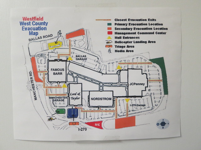 West County Mall Evacuation Map | Flickr - Photo Sharing!