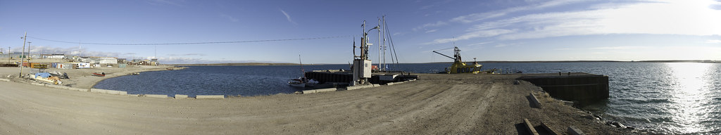 A panorama taken at ONC's Cambridge Bay community observatory.