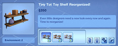 Tiny Tot Toy Shelf Reorganized