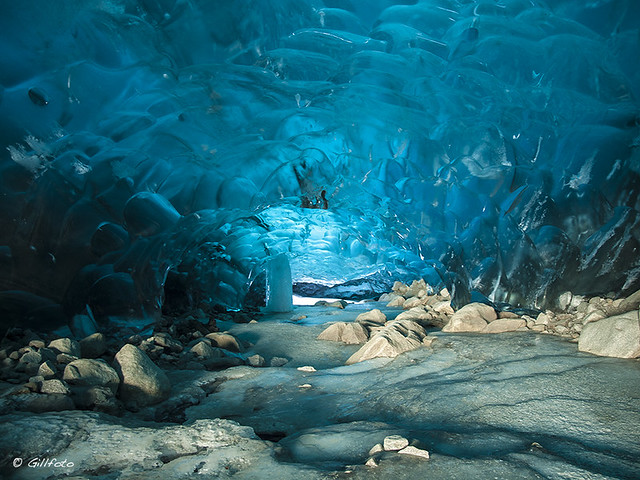 Entrance to the Mendenhall Ice Cave
