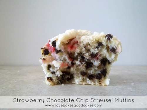 Strawberry Chocolate Chip Streusel Muffins 2