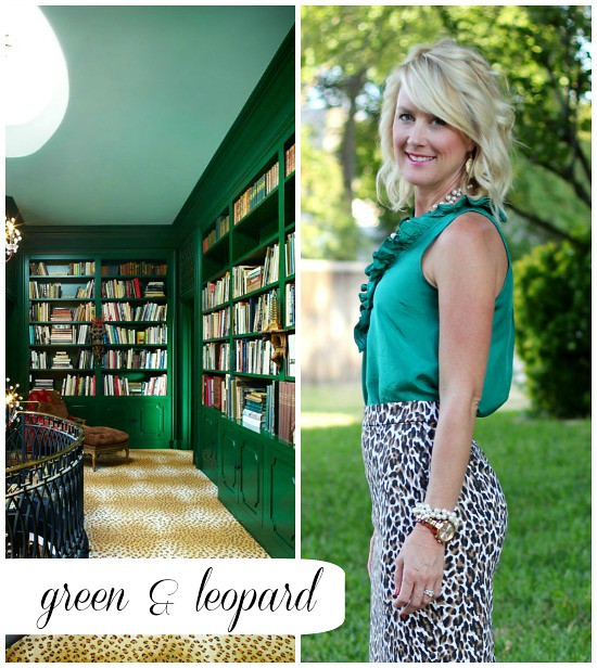 Hi Sugarplum | {Outfit Inspiration} Green & Leopard