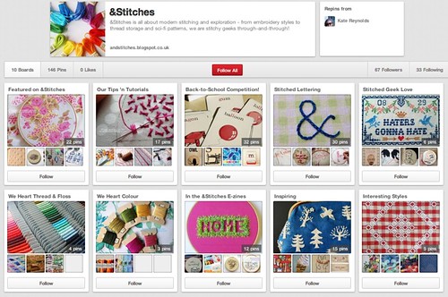 &Stitches on Pinterest!