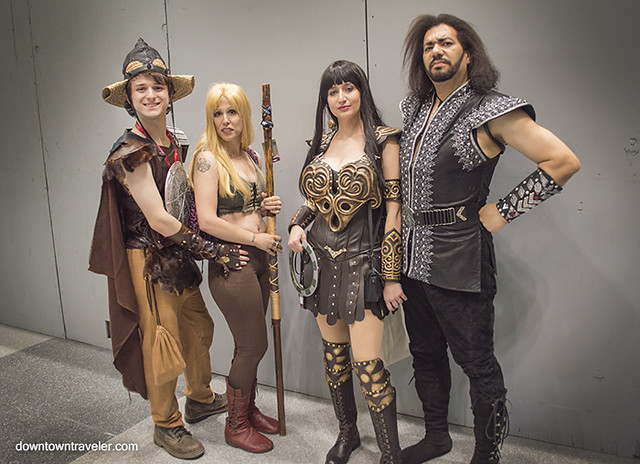 NY Comic Con Group Costume Xena Warrior Princes