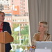 Ann-Sofie Nilsson Director-General for International Development Cooperation, Government of Sweden addresses moderator Conny Czymoch