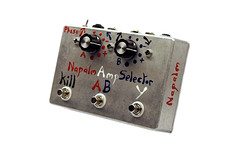 Napalm Amp Selecta - Active Amp Selector (Footswitches: A/B, Y, Kill. Switches: Phase. Volume Controls A, B.)
