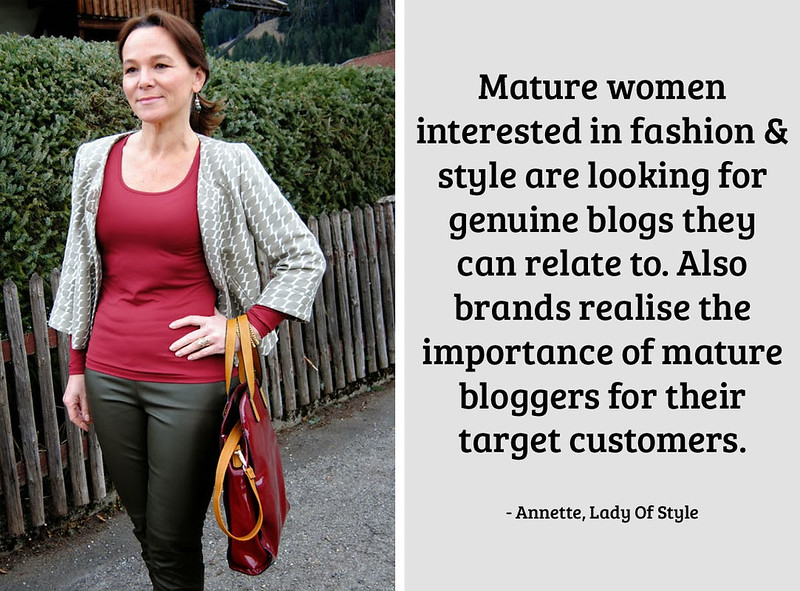 Annette, Lady Of Style on being a 40+ fashion blogger