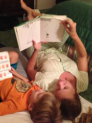 Mommy reads Leighton "The Giving Tree" by Guzilla