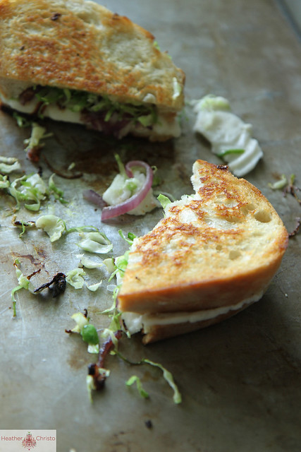 Brussels Sprouts Grilled Cheese