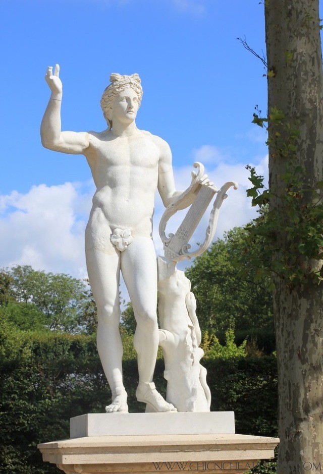Versailles jardin du musique statue by Chic n Cheap Living