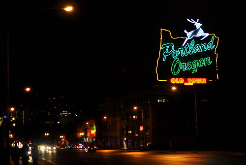 White Stag Sign - Portland